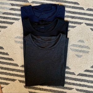 Lululemon Love Tees Bundle - Blue, black, gray